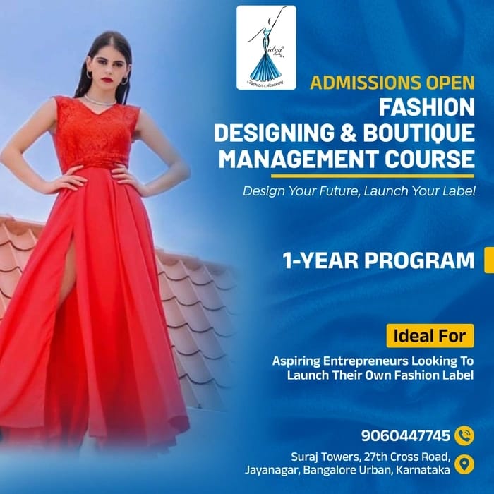 Diploma in Fashion Designing & Boutique Management