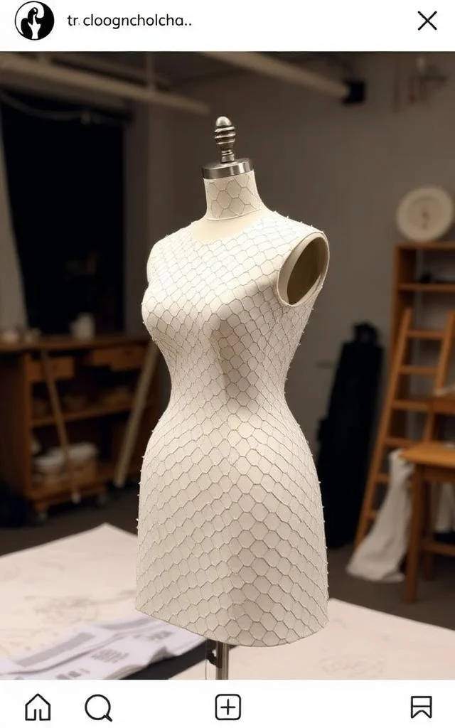 Origami Honeycomb Muslin Toile