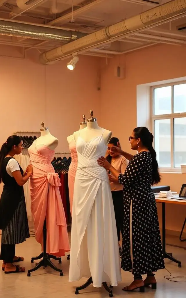 Couture draping workshop at VIFT Meerut